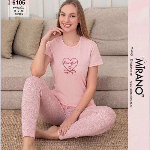 Пижама Disneyopt (M-XL) DS577-6105 pink (лето) Disneyopt DS577-6105 pink