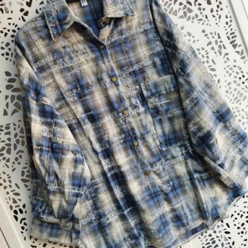 Рубашка Lora (one size) LR1251 blue (деми) Lora LR1251 blue