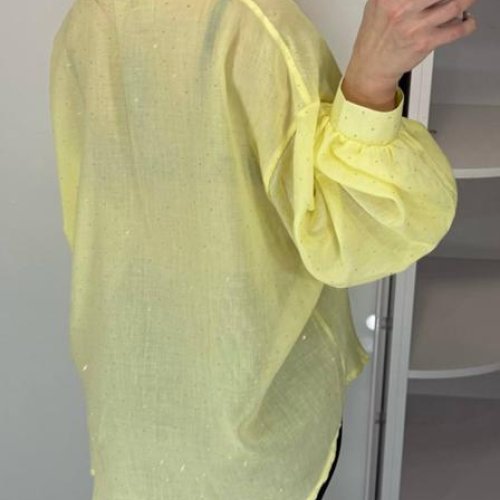 Рубашка Lora (one size) LR1272 yellow (деми) Lora LR1272 yellow