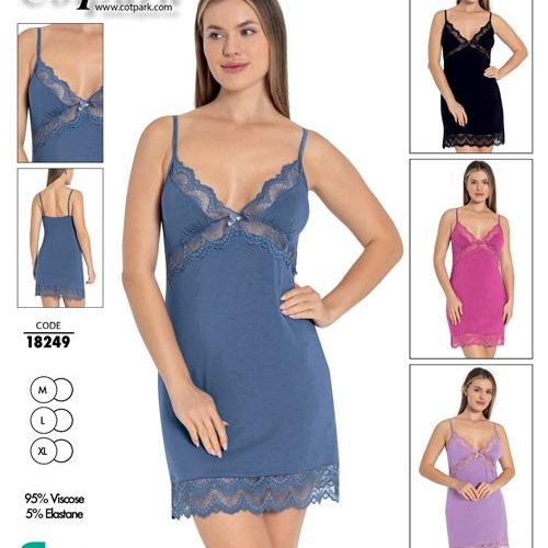 Ночнушка Trikotag (M-XL) 18249 fuchsia (лето) Trikotag 18249 fuchsia