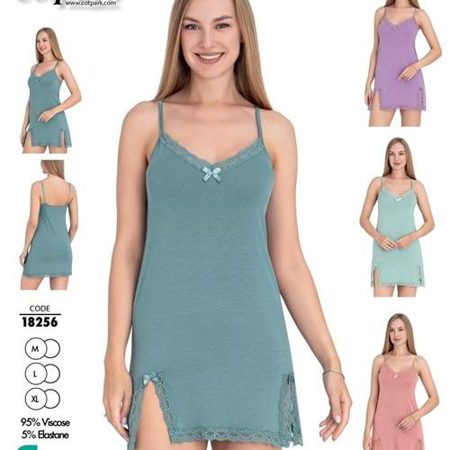 Ночнушка Trikotag (M-XL) 18256 l.green (лето) Trikotag 18256 l.green