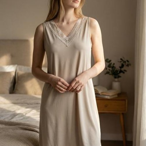 Ночнушка Trikotag (46-48) 1833 beige (лето) Trikotag 1833 beige