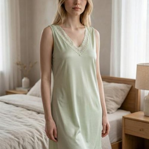 Ночнушка Trikotag (46-48) 1833 l.green (лето) Trikotag 1833 l.green