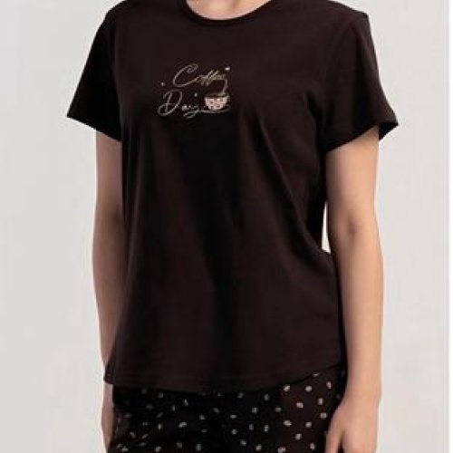 Пижама Trikotag (M-2XL) 511039 brown (лето) Trikotag 511039 brown