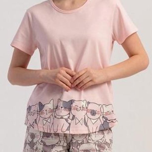 Пижама Trikotag (S-XL) 512077 pink (лето) Trikotag 512077 pink