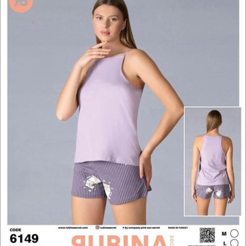 Пижама Trikotag (M-XL) 6149 purple (лето) Trikotag 6149 purple