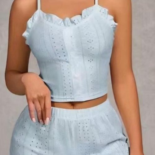 Пижама Trikotag (S-XL) D5317 l.blue (лето) Trikotag D5317 l.blue