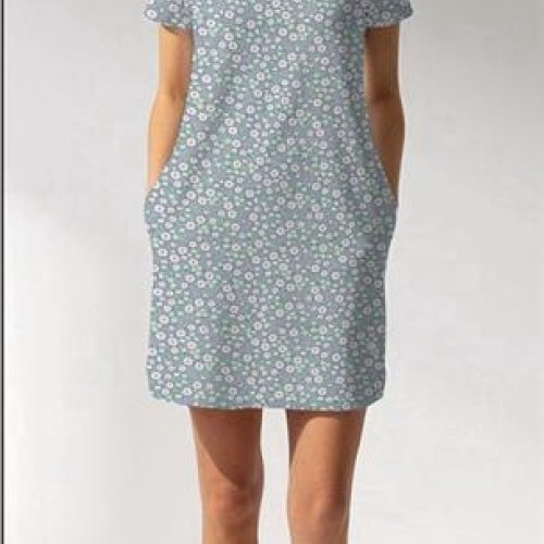 Ночнушка Trikotag (M-2XL) S10030 grey (лето) Trikotag S10030 grey