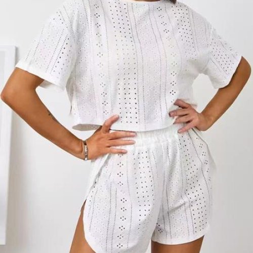 Пижама Trikotag (S-XL) T312 white (лето) Trikotag T312 white