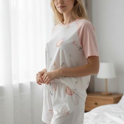 Пижама Trikotag (L-2XL) T408 white (лето) Trikotag T408 white