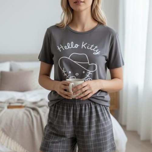 Пижама Trikotag (M-2XL) T412 d.grey (лето) Trikotag T412 d.grey