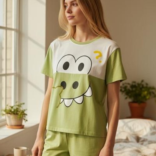 Пижама Trikotag (M-2XL) T417 green (лето) Trikotag T417 green