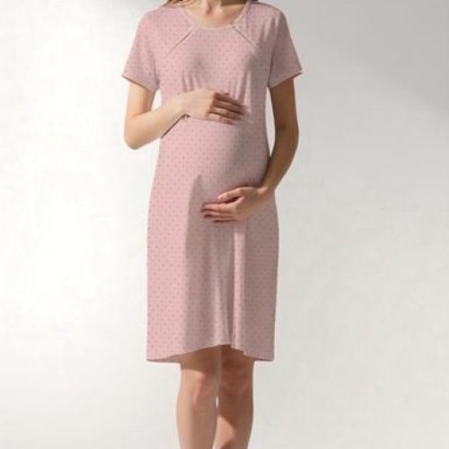 Ночнушка Trikotag (S-2XL) T432 powder (лето) Trikotag T432 powder