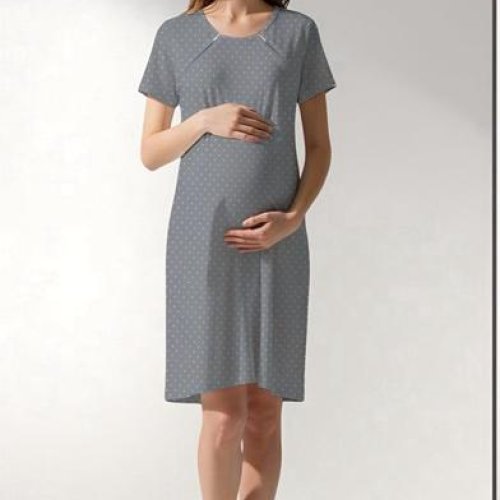 Ночнушка Trikotag (S-2XL) T433 d.grey (лето) Trikotag T433 d.grey