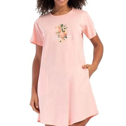 Ночнушка Trikotag (S-XL) T435 peach (лето) Trikotag T435 peach