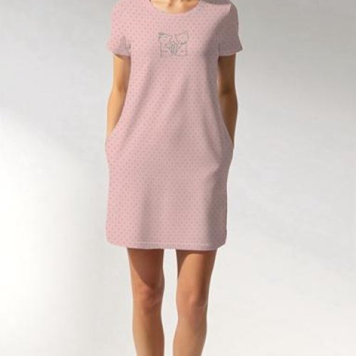 Ночнушка Trikotag (M-2XL) T441 powder (лето) Trikotag T441 powder