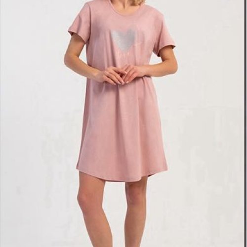 Ночнушка Trikotag (M-2XL) T442 pink (лето) Trikotag T442 pink