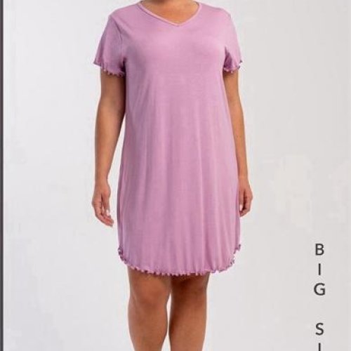 Ночнушка Trikotag (XL-4XL) T477 pink (лето) Trikotag T477 pink