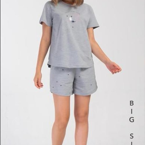 Пижама Trikotag (XL-4XL) T487 grey (лето) Trikotag T487 grey