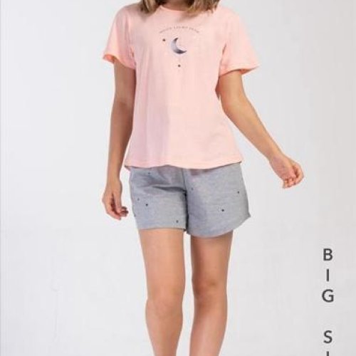 Пижама Trikotag (XL-4XL) T488 pink (лето) Trikotag T488 pink