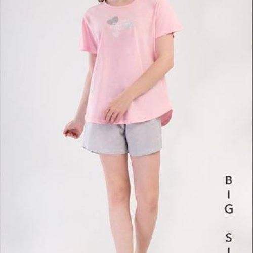 Пижама Trikotag (XL-4XL) T489 pink (лето) Trikotag T489 pink