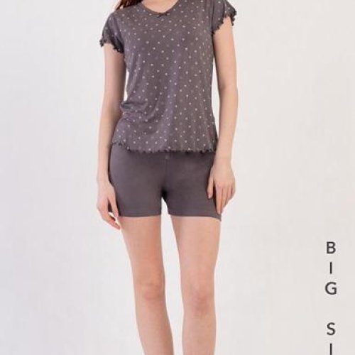 Пижама Trikotag (XL-4XL) T491 brown (лето) Trikotag T491 brown