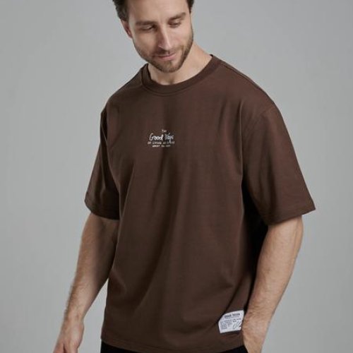 Футболка Little Secret (M-XL) 500321 brown (лето) Little Secret 500321 brown