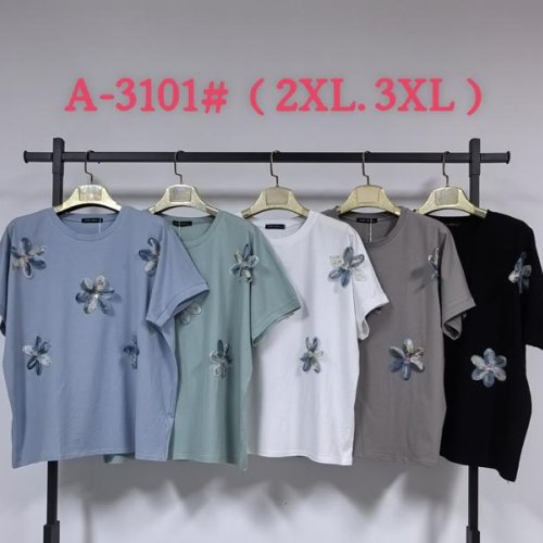 Футболка Saint Wish (2XL-3XL) A3101 mix (лето) Saint Wish A3101 mix