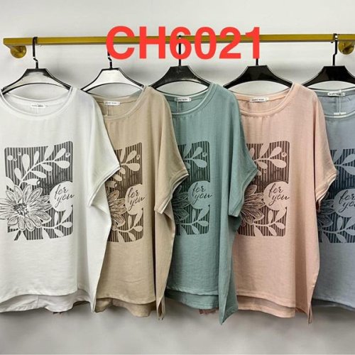 Футболка Saint Wish (5XL-6XL) CH6021 mix (лето) Saint Wish CH6021 mix