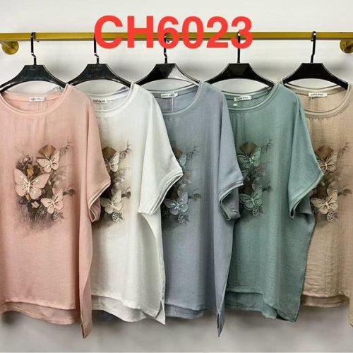 Футболка Saint Wish (5XL-6XL) CH6023 mix (лето) Saint Wish CH6023 mix