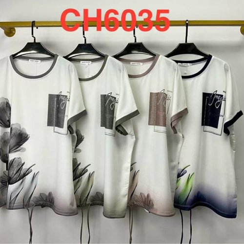 Футболка Saint Wish (4XL-5XL) CH6035 mix (лето) Saint Wish CH6035 mix