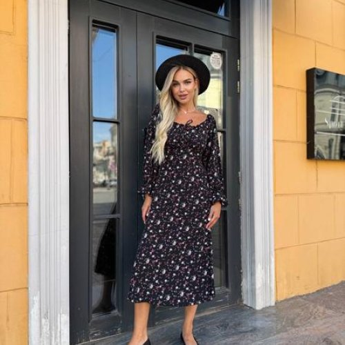 Платье Sofi Cor (42-48) 6045-1 black (лето) Sofi Cor 6045-1 black