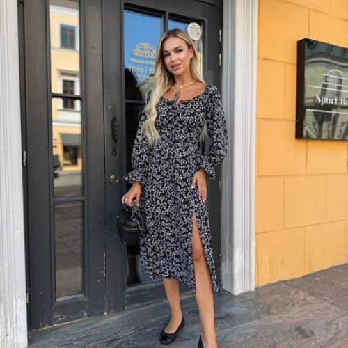 Платье Sofi Cor (42-48) 6045-2 black (лето) Sofi Cor 6045-2 black