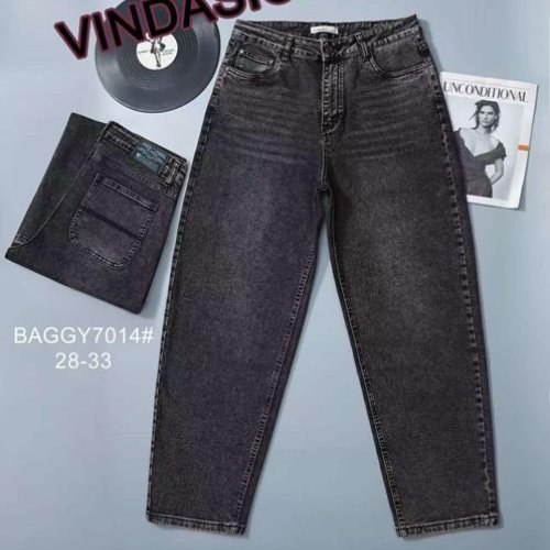 Джинсы Vindassion (28-33) 7014 d.grey (деми) Vindassion 7014 d.grey