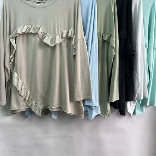 Блузка Emsweekis (54-58) E1547 olive (деми) Emsweekis E1547 olive