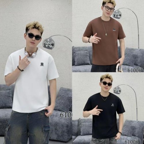 Футболка F.T.H (L-4XL) 61006 brown (лето) F.T.H 61006 brown