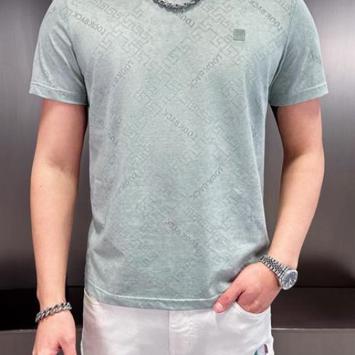 Футболка F.T.H (L-4XL) F967 l.blue (лето) F.T.H F967 l.blue