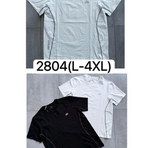 Футболка Ale-Ate (L-4XL) 2804 white (лето) Ale-Ate 2804 white