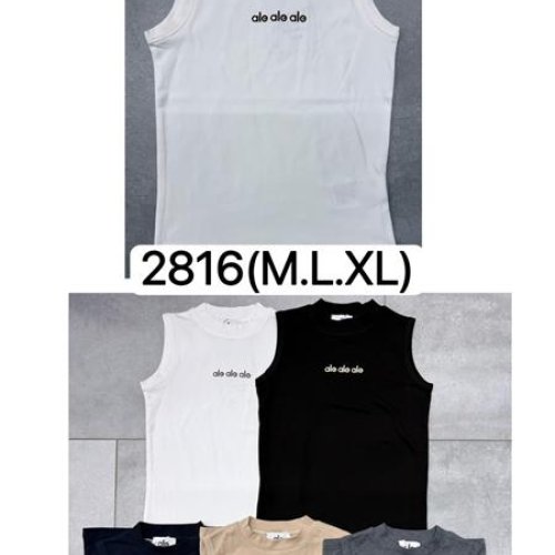 Майка Ale-Ate (M-XL) 2816 black (лето) Ale-Ate 2816 black