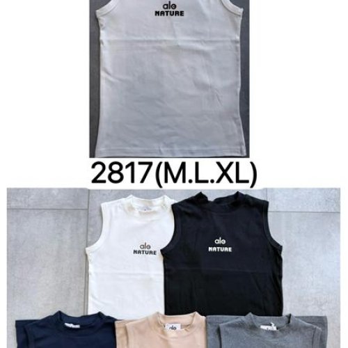 Майка Ale-Ate (M-XL) 2817 black (лето) Ale-Ate 2817 black