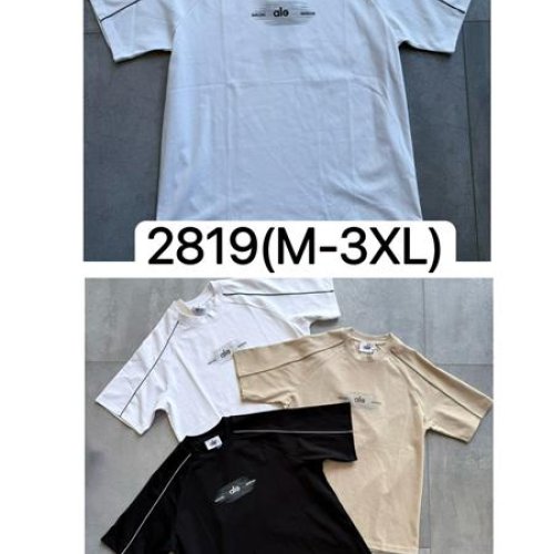 Футболка Ale-Ate (M-3XL) 2819 beige (лето) Ale-Ate 2819 beige