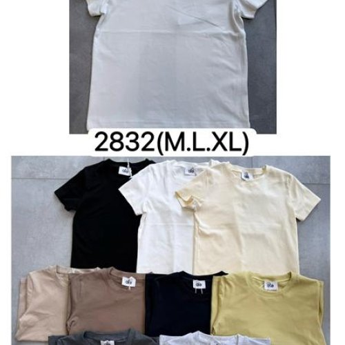 Футболка Ale-Ate (M-XL) 2832 l.grey (лето) Ale-Ate 2832 l.grey