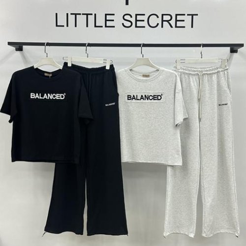 Костюм спорт Little Secret (M-XL) 2980-1 black (лето) Little Secret 2980-1 black