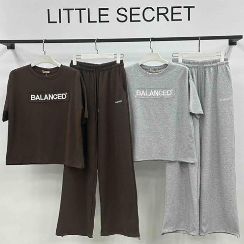 Костюм спорт Little Secret (M-XL) 2980-1 brown (лето) Little Secret 2980-1 brown