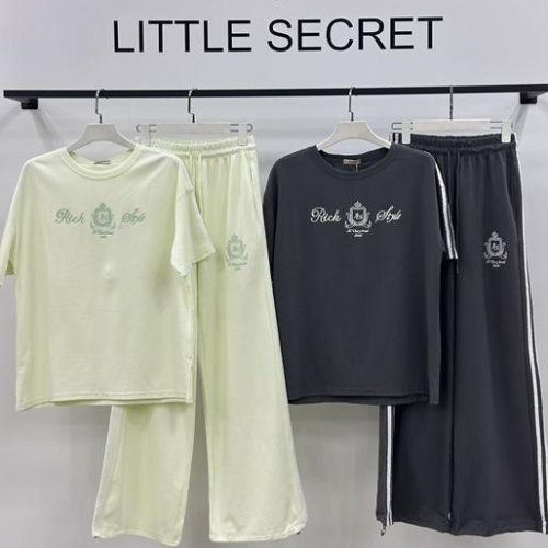 Костюм спорт Little Secret (M-XL) 3038 d.grey (лето) Little Secret 3038 d.grey