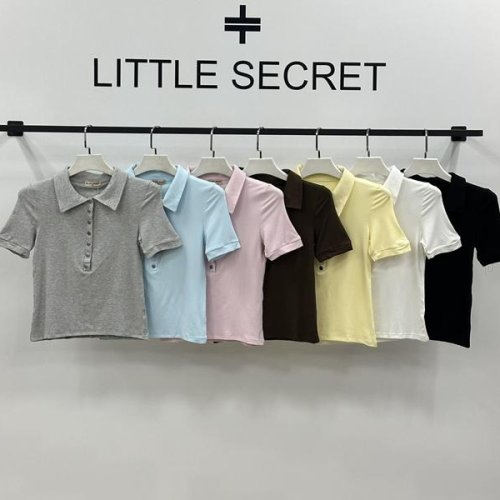 Топ Little Secret (S-L) K032 black (лето) Little Secret K032 black