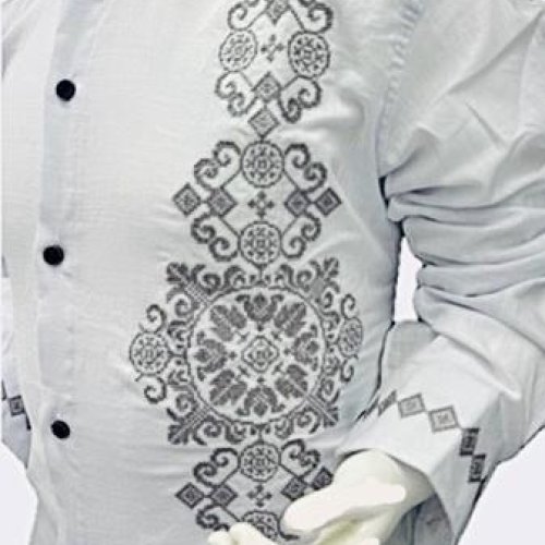 Вышиванка Надийка (11-16) ND736-101 white (деми) Надийка ND736-101 white