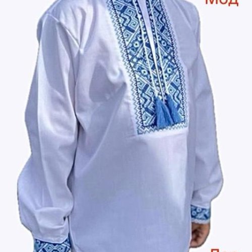 Вышиванка Надийка (6-12) ND749-237 white (деми) Надийка ND749-237 white