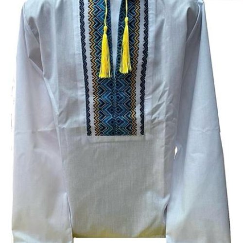 Вышиванка Надийка (92-122) ND757-600 white (деми) Надийка ND757-600 white