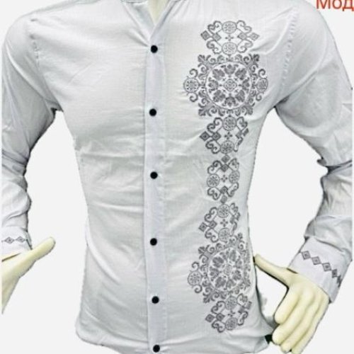 Вышиванка Надийка (S-2XL) ND787-105 white (деми) Надийка ND787-105 white